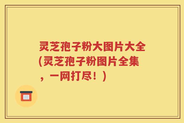 灵芝孢子粉大图片大全(灵芝孢子粉图片全集，一网打尽！)