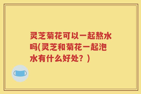 灵芝菊花可以一起熬水吗(灵芝和菊花一起泡水有什么好处？)