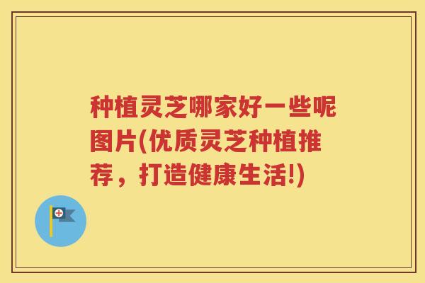 种植灵芝哪家好一些呢图片(优质灵芝种植推荐，打造健康生活!)