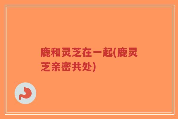 鹿和灵芝在一起(鹿灵芝亲密共处)
