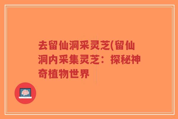 去留仙洞采灵芝(留仙洞内采集灵芝：探秘神奇植物世界