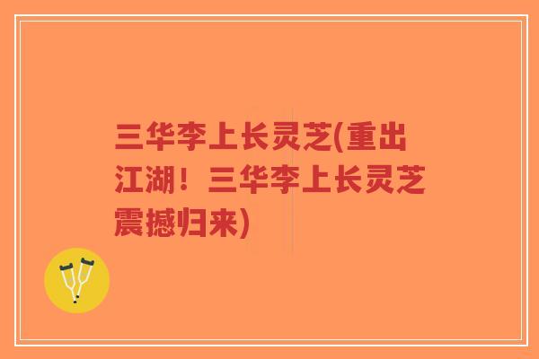 三华李上长灵芝(重出江湖！三华李上长灵芝震撼归来)