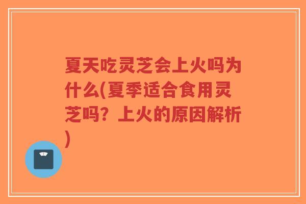 夏天吃灵芝会上火吗为什么(夏季适合食用灵芝吗？上火的原因解析)