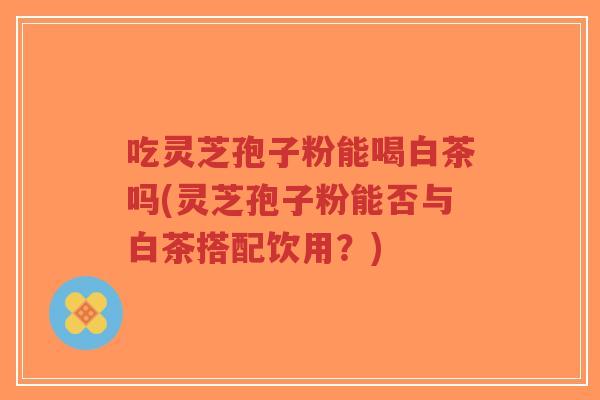 吃灵芝孢子粉能喝白茶吗(灵芝孢子粉能否与白茶搭配饮用？)