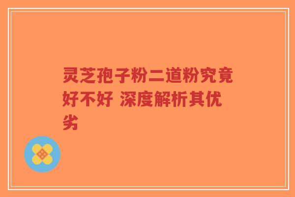灵芝孢子粉二道粉究竟好不好 深度解析其优劣