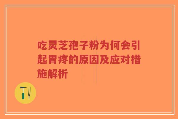 吃灵芝孢子粉为何会引起胃疼的原因及应对措施解析